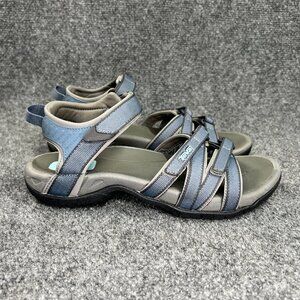 Teva Tirra Hiking Sandals Women's Size 7 Blue Grey Athletic Outdoor Water Shoes